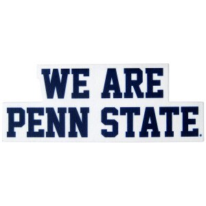 felt pennant with We Are Penn State